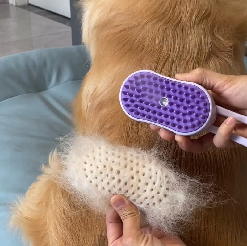 Removedor hiper de pelos eletrico com massagem para gatos e cachorros